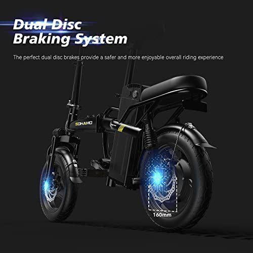 Electric Bike, Foldable Electric Bicycles for Women, Teens, Men,