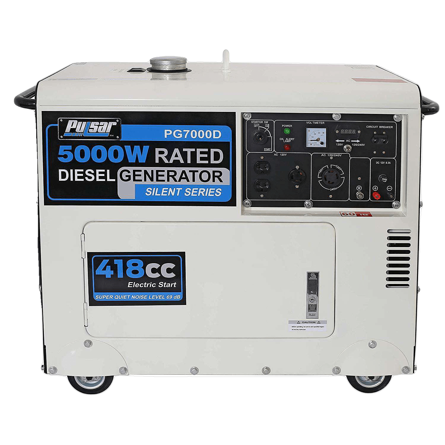 Pulsar PG7000D 5000W/5500W Diesel Electric Start Portable Generator New