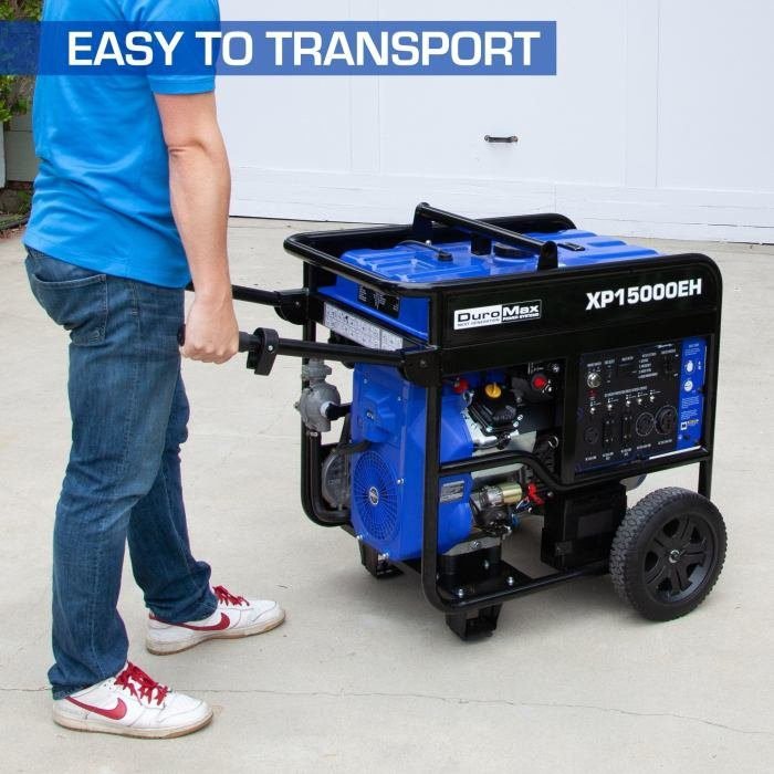 DuroMax XP15000EH 12500W/15000W Dual Fuel Electric Start Generator New