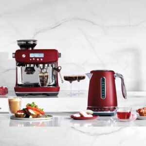 Breville Barista Pro Espresso Machine BES878RVC, Red Velvet Cake