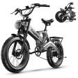 bluebiko K6F Electric Bike for Adults, 20 “x4.0 Fat Tire Electric Bicycle with 1000W Motor